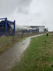Walking past Fawley Power Station
